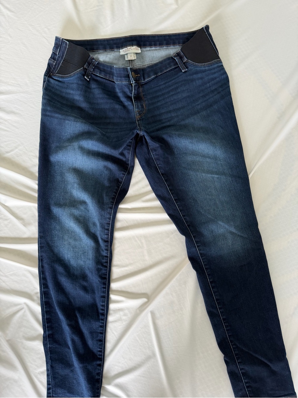 Isabel Maternity by Ingrid & Isabel Dark Blue Skinny Maternity Jeans